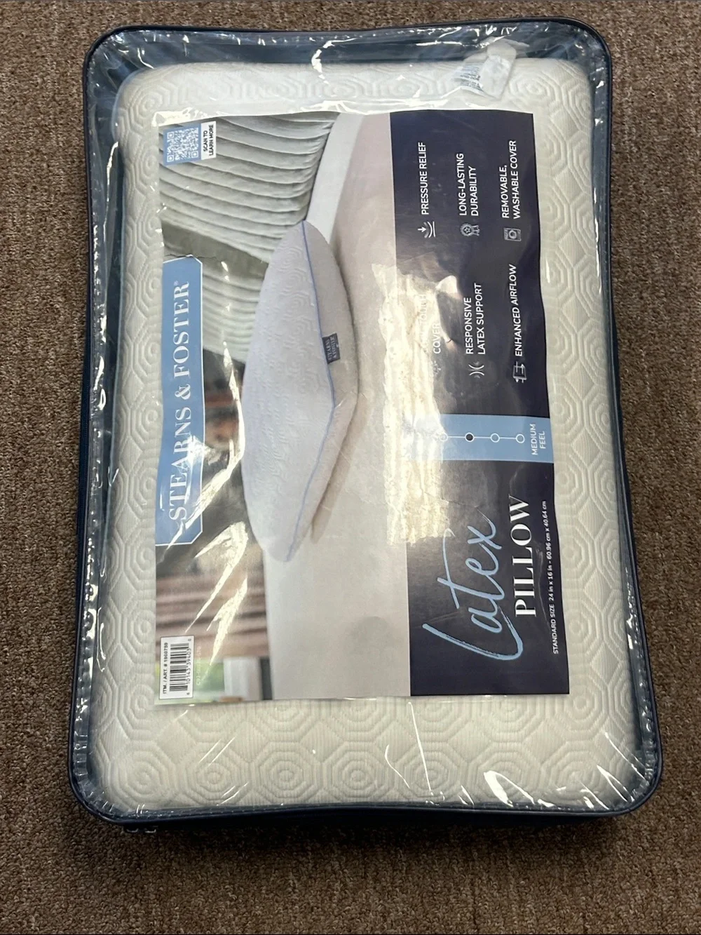 White Latex Pillow - Responsive Support